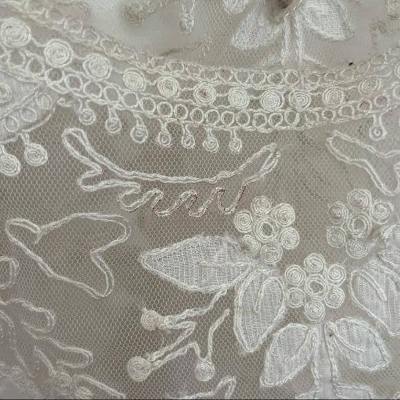 LABEL Ritu Kumar Lace/Mesh Embroidered Top - Picture 5 of 7